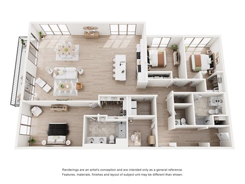 Penthouse 3D plan